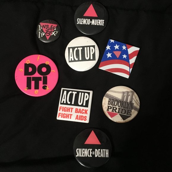 act up Other - Act Up Protest Buttons